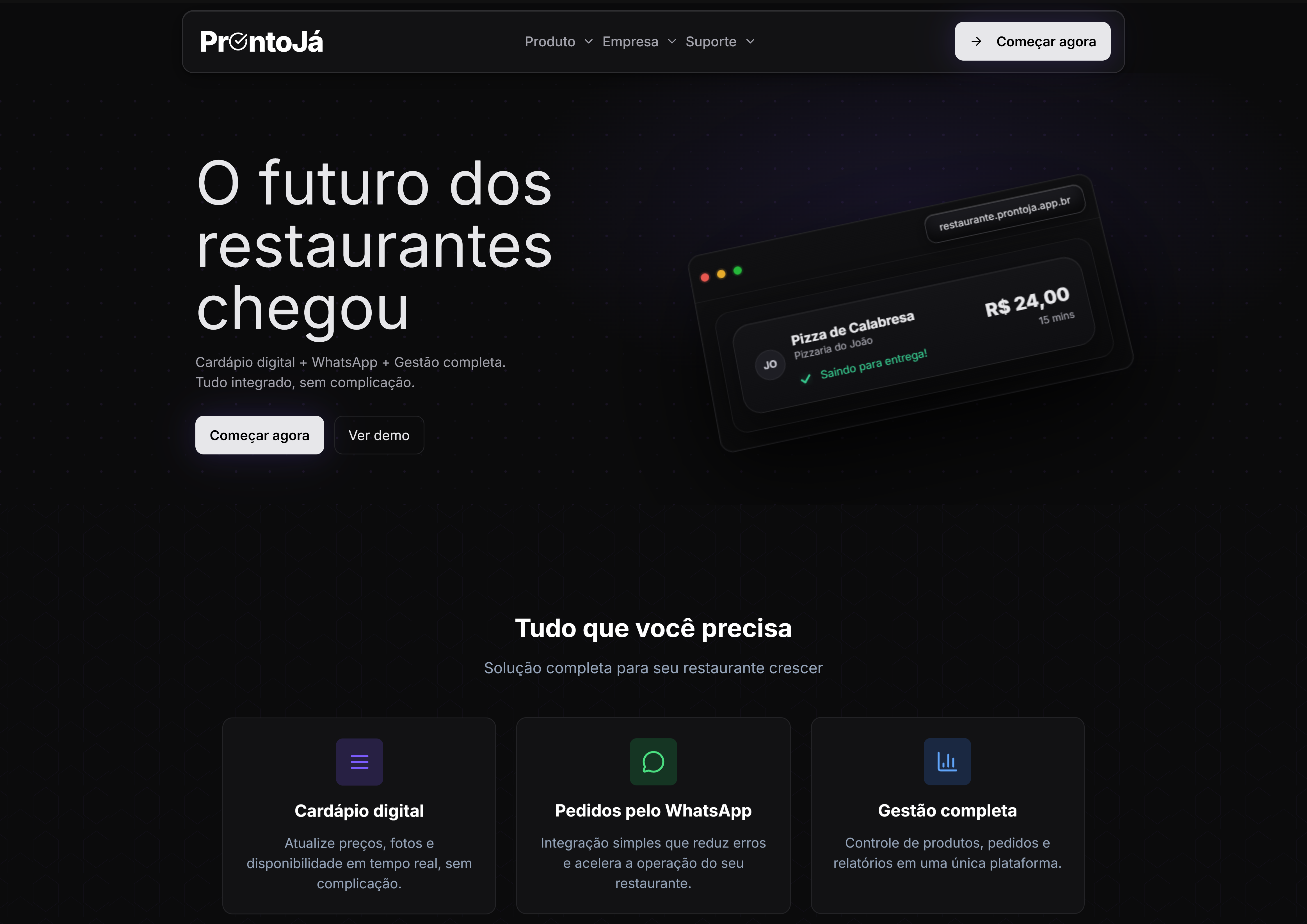 Preview ProntoJá